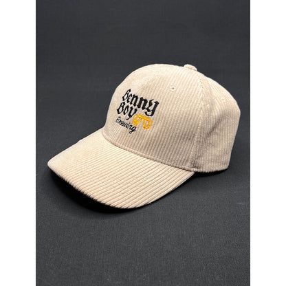 Benny Boy Brewing Lincoln Heights Corduroy Strapback Hat – Cream