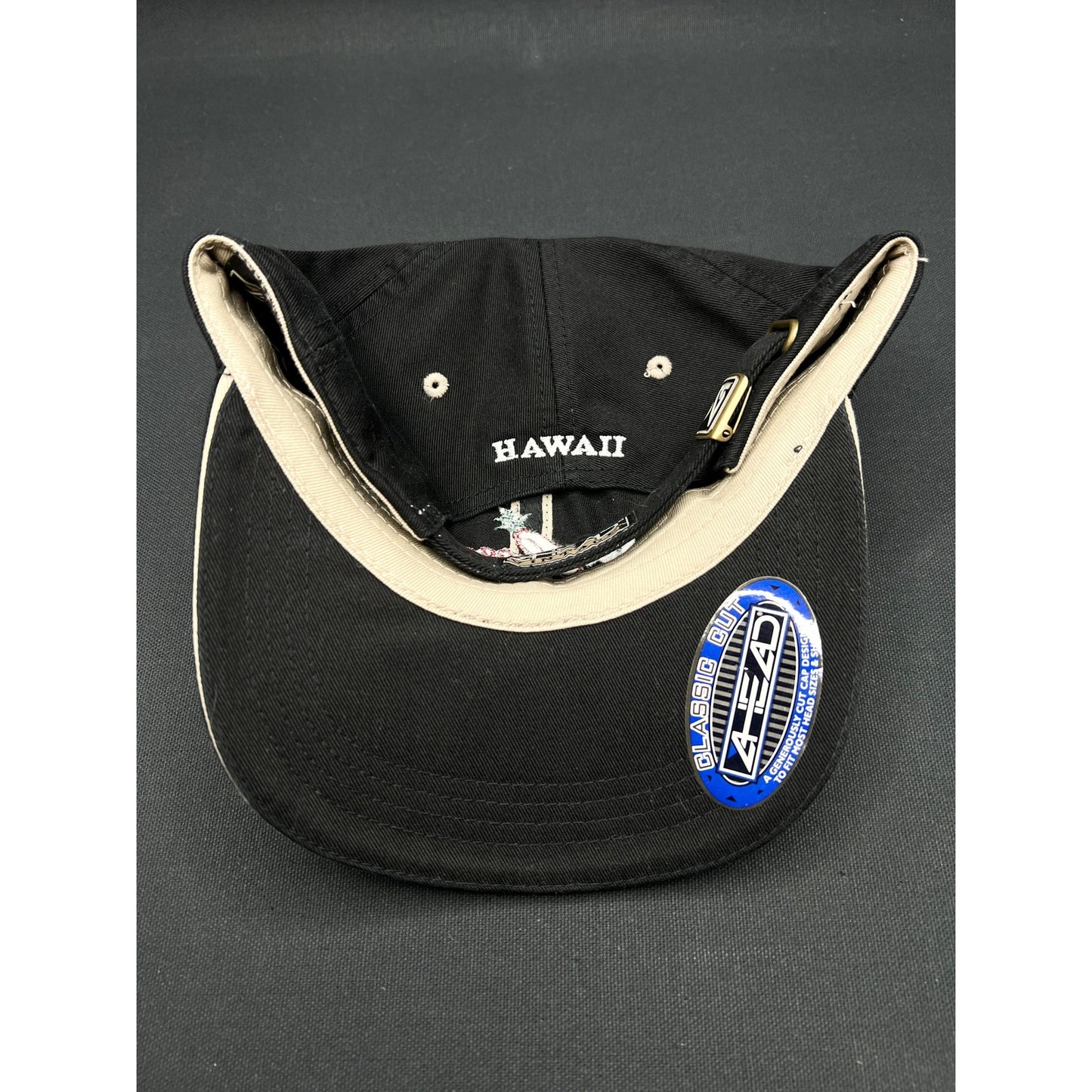 Sony Open Hawaii Golf Hat – Ahead Vintage Classic Cut Black Adjustable Cap