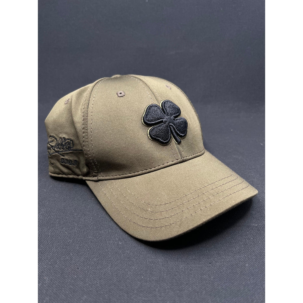 Rare Black Clover Blessed Tony Robbins Hat Olive Black 4 Leaf Snapback 2023
