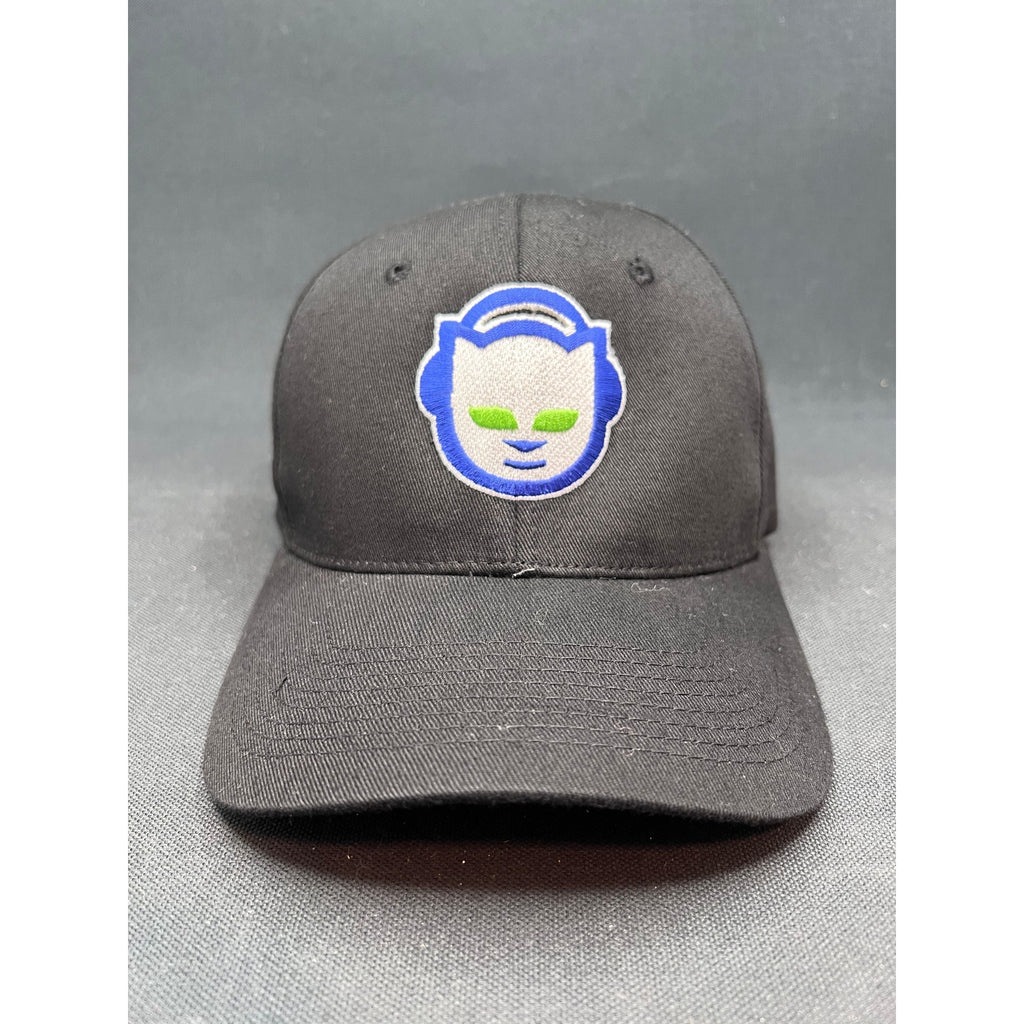 Rare Y2K Napster.com Flex Hat Vintage Internet Era Embroidered Fitted Cap M