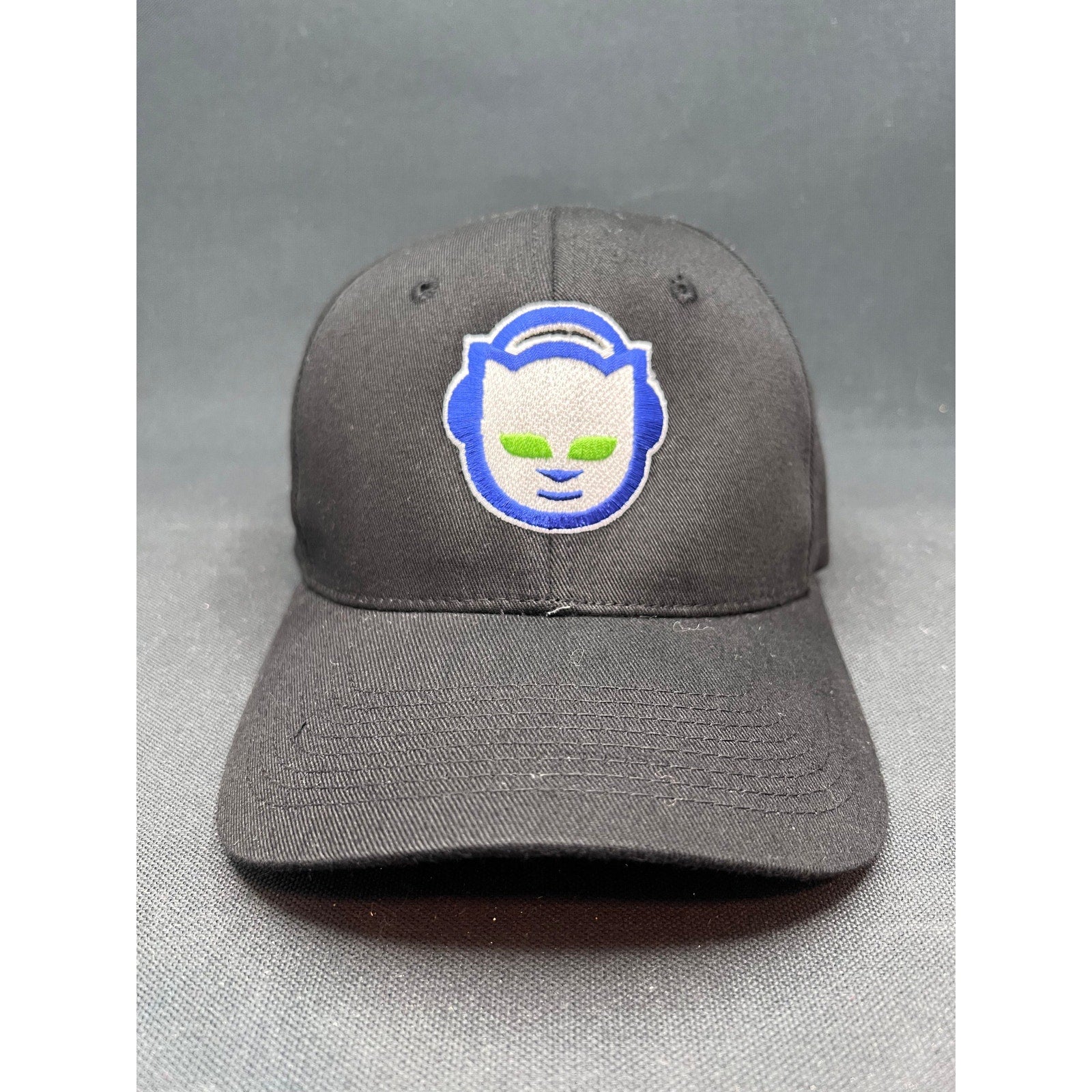 Rare Y2K Napster.com Flex Hat Vintage Internet Era Embroidered Fitted Cap M
