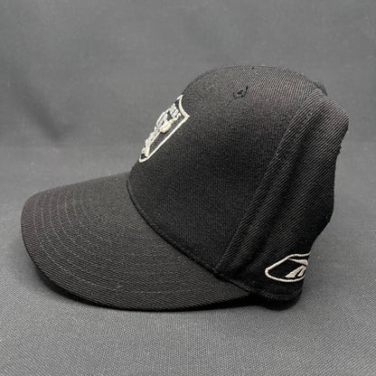 7 1/8 Oakland Raiders NFL On-Field Reebok Fitted Hat Black Size