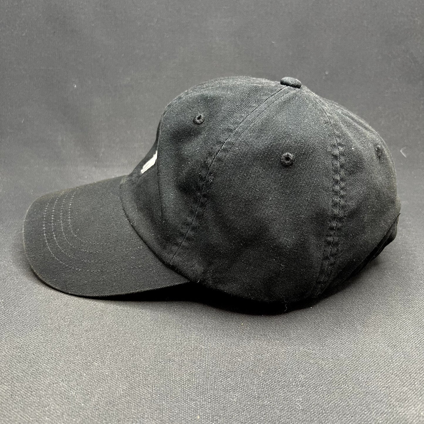 Polo Ralph Lauren Black Strapback Hat White Pony Logo Classic Sport Adjustable