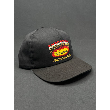 Vintage 90's Americana Fireworks Pyrotechnic Team Snapback Hat USA