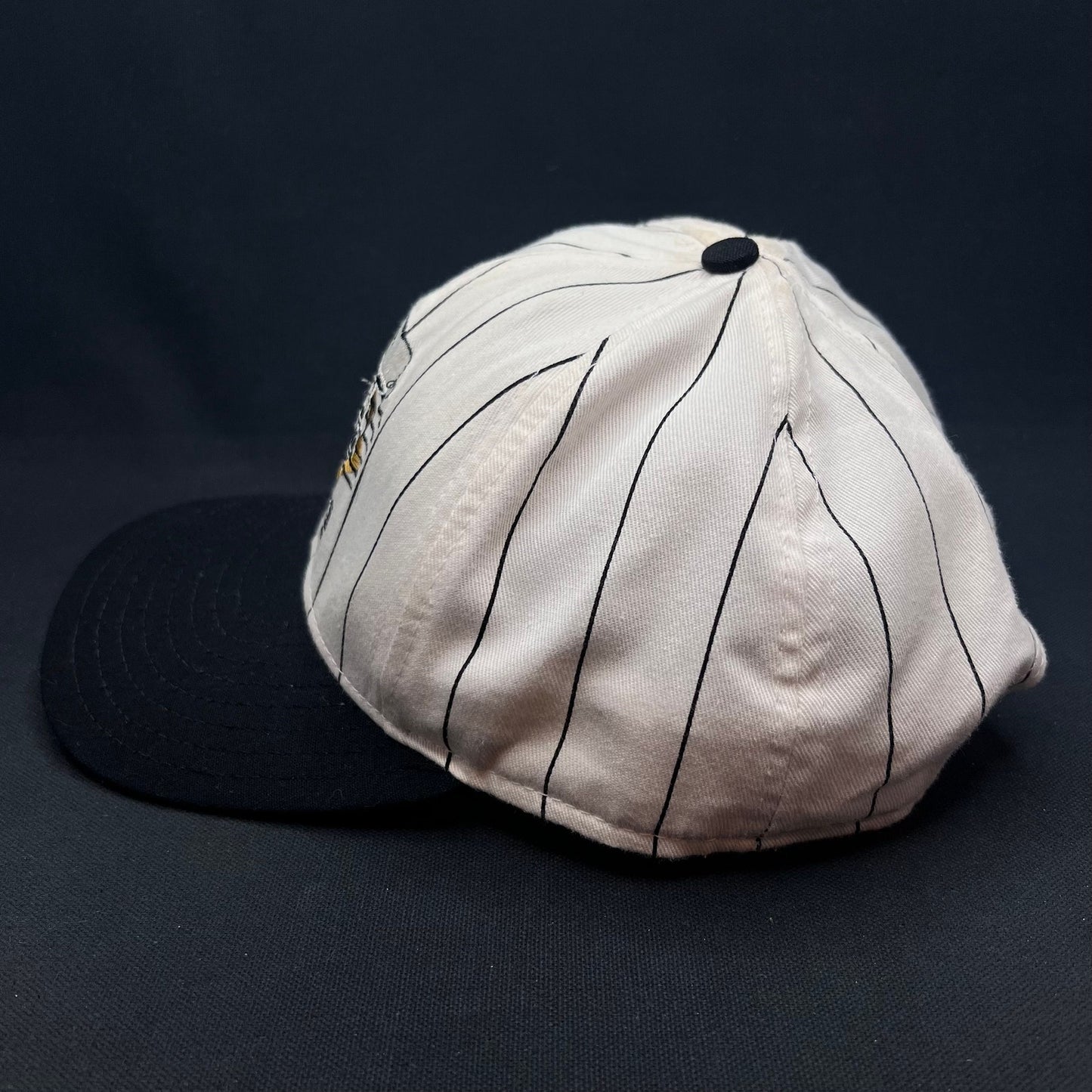Vintage Purdue Boilermakers Pinstripe Snapback Hat Made in USA