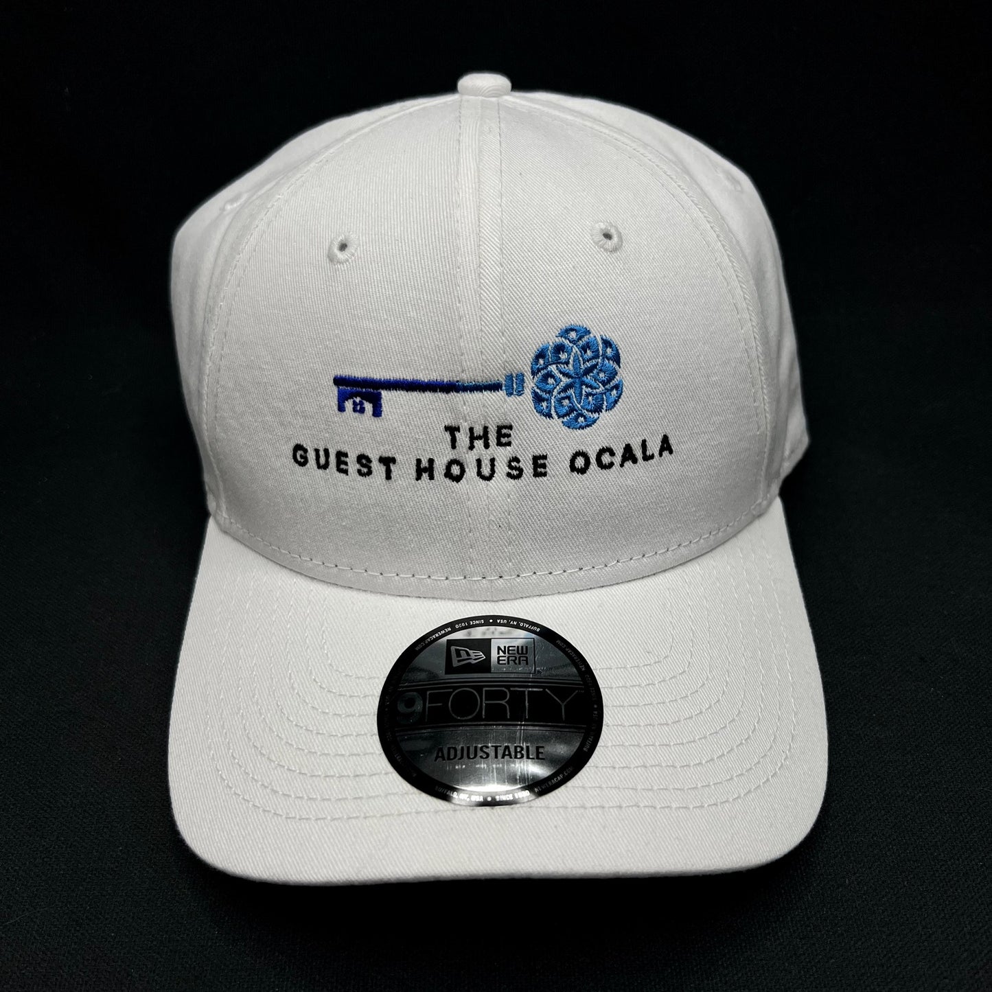 New Era 9FORTY The Guest House Ocala White Strapback Hat