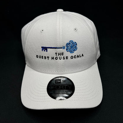 New Era 9FORTY The Guest House Ocala White Strapback Hat