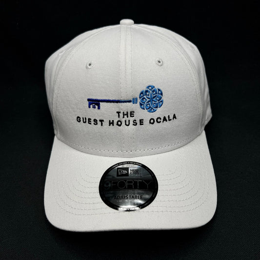 New Era 9FORTY The Guest House Ocala White Strapback Hat