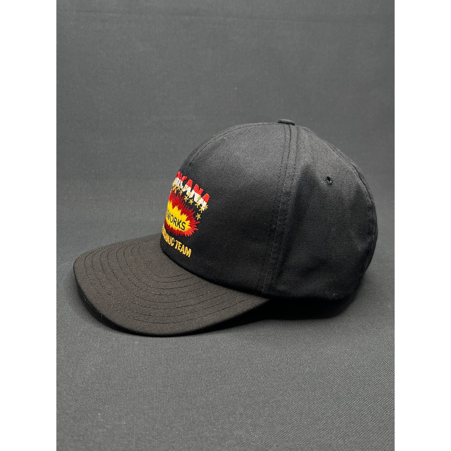 Vintage 90's Americana Fireworks Pyrotechnic Team Snapback Hat USA