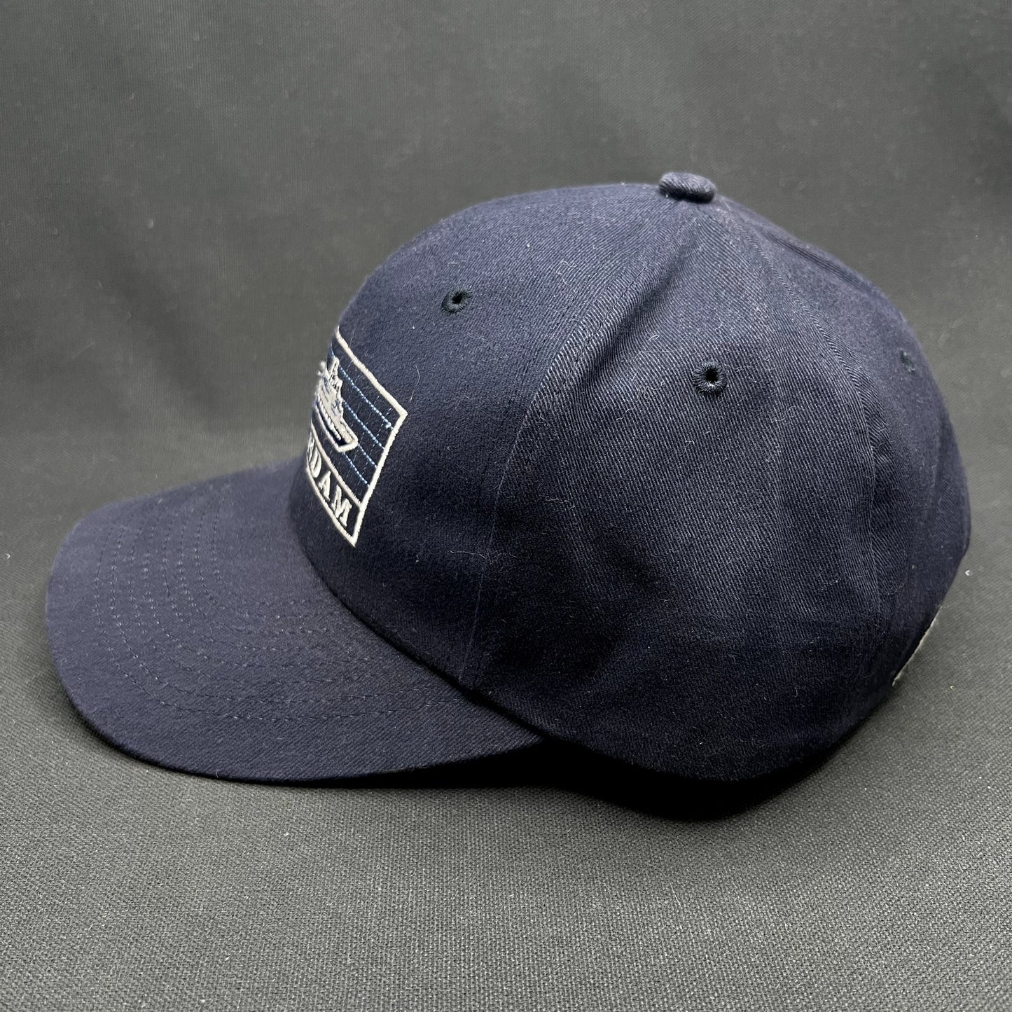 Vintage Statendam Holland America Cruise Ship Strapback Hat Navy