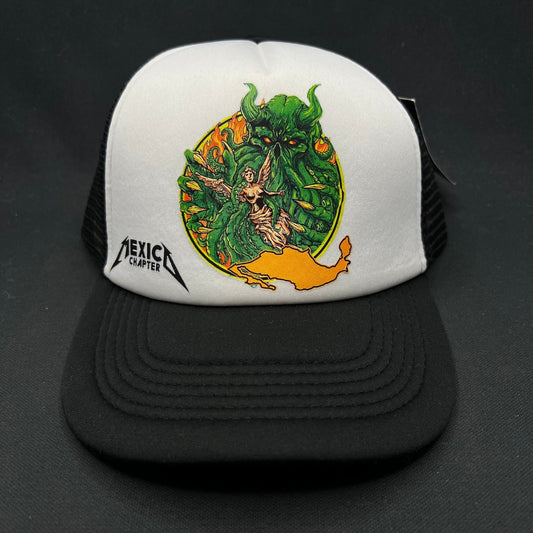 Metallica Mexican Militia Chapter Snapback Trucker Hat Rare Fan Club