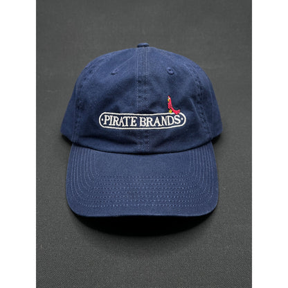 Pirate Brands Embroidered Dad Hat – Navy Cotton Strapback