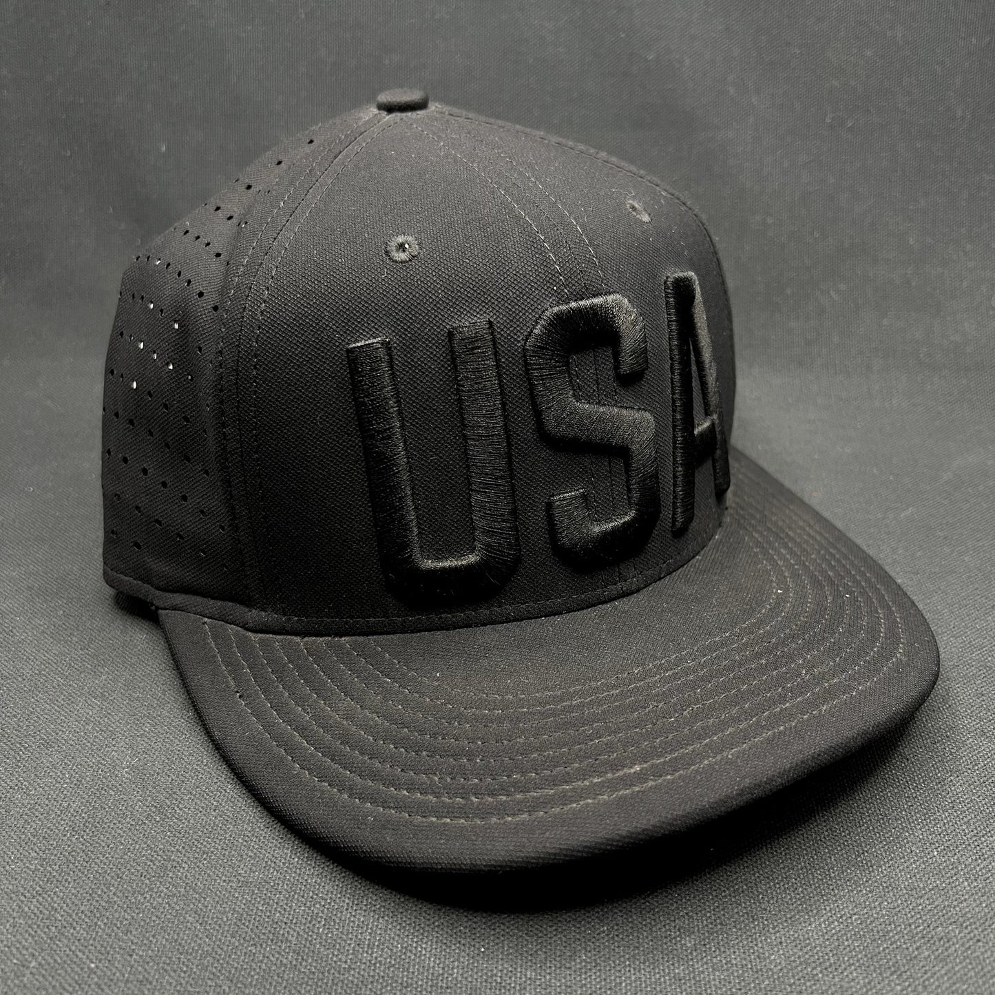 Nike Team USA Snapback Hat Blackout Dri-FIT Olympic Cap