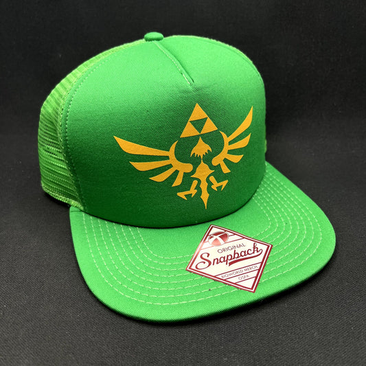 Legend of Zelda Skyward Sword Hylian Crest Trucker Snapback Hat Nintendo 2016