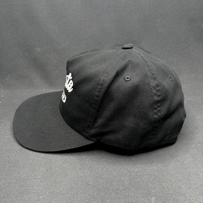 Ggiata LA Snapback Hat Black Script Logo Yupoong Cap