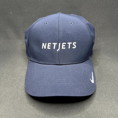 Nike Legacy91 NetJets Adjustable Strapback Hat Navy Blue Private Aviation