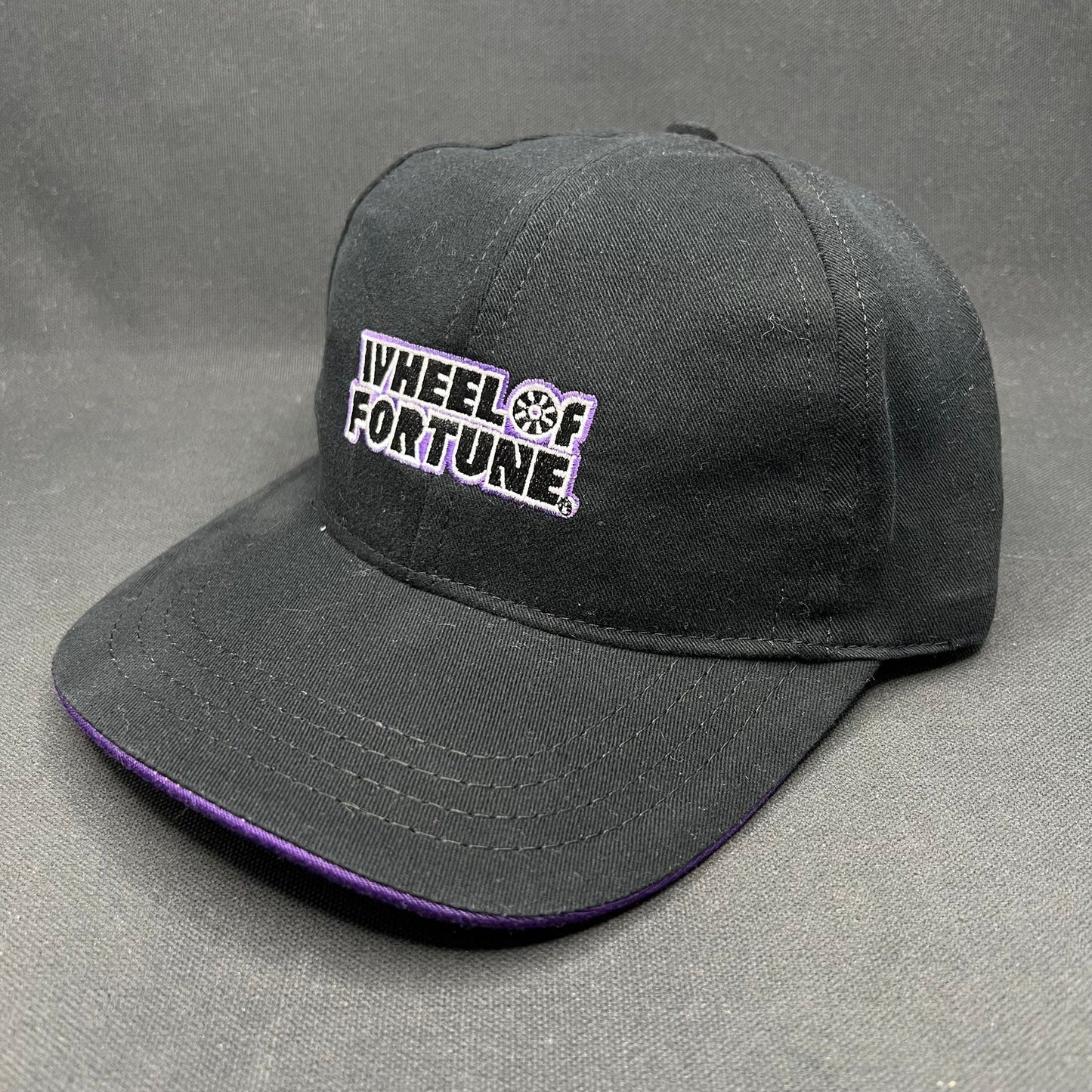 Vintage Wheel of Fortune Snapback Hat USA Competition Headwear TV Promo Cap