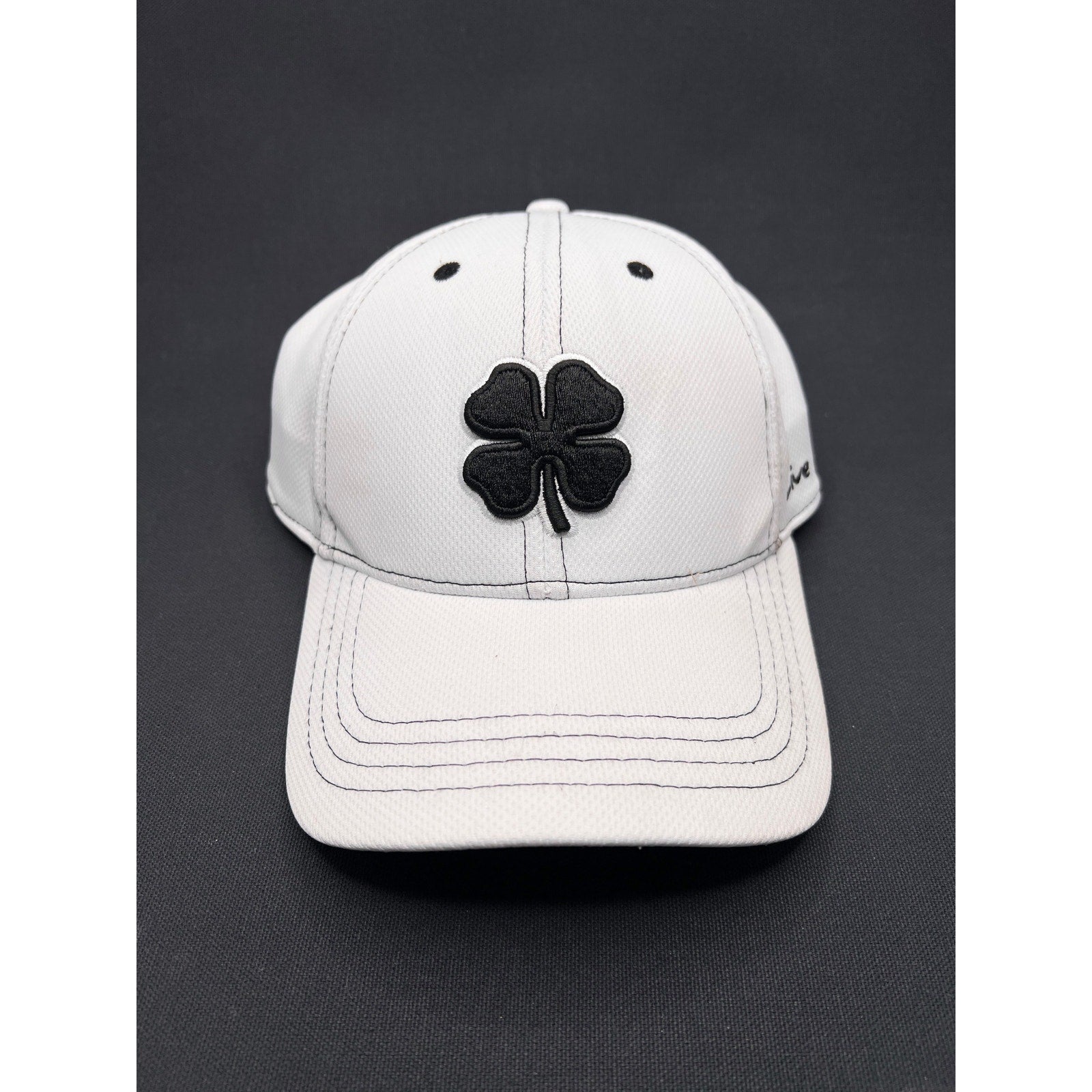 Black Clover Live Lucky White Hat Four Leaf Clover Golf Lifestyle