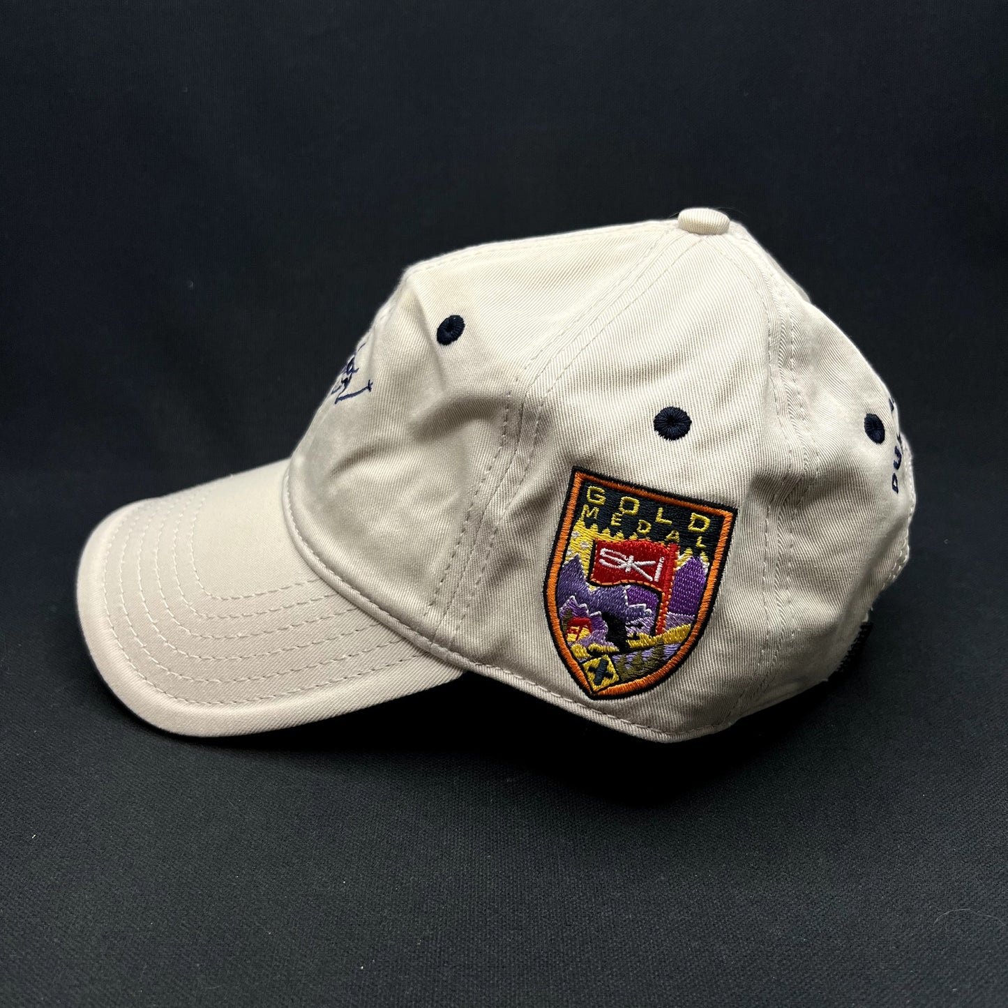 Vintage Aspen Ski Magazine Gold Medal Winner Strapback Hat Durrance Sports