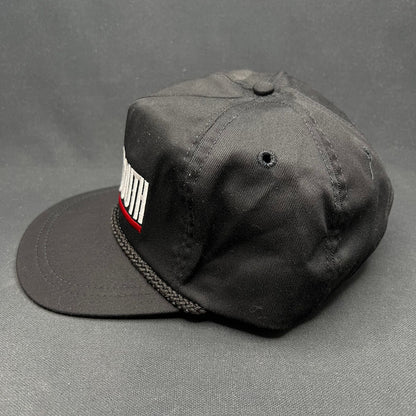Vintage SportSouth Strapback Hat Black Rope Snapback USA Promo
