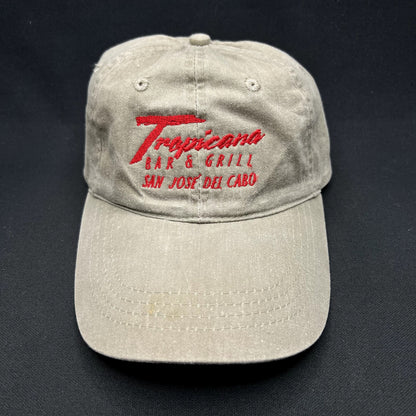 Vintage Tropicana Bar & Grill San Jose Del Cabo Strapback Hat OTTO