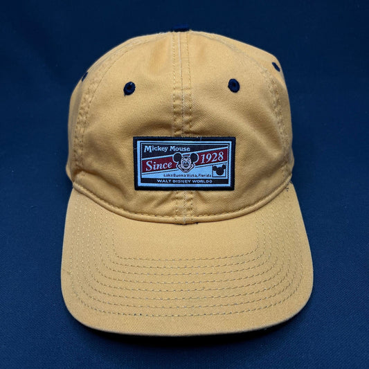 Vintage Mickey Mouse Since 1928 Walt Disney World Strapback Hat