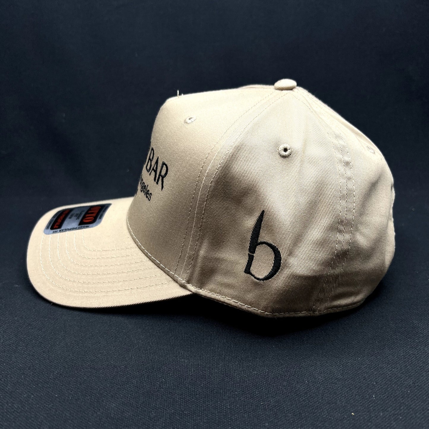 BUTCHR BAR Echo Park Los Angeles Snapback Hat OTTO Beige