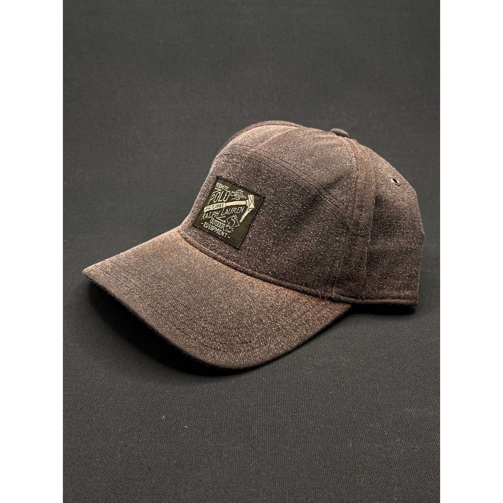 Vintage Polo Ralph Lauren Outdoor Equipment Hat – Sun-Faded Wool Strapback