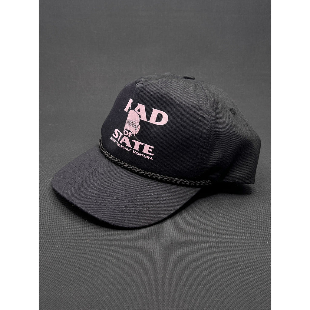 Vintage Jesse Ventura Extremely Rare “Head of State” Black Rope Snapback – Zkapz