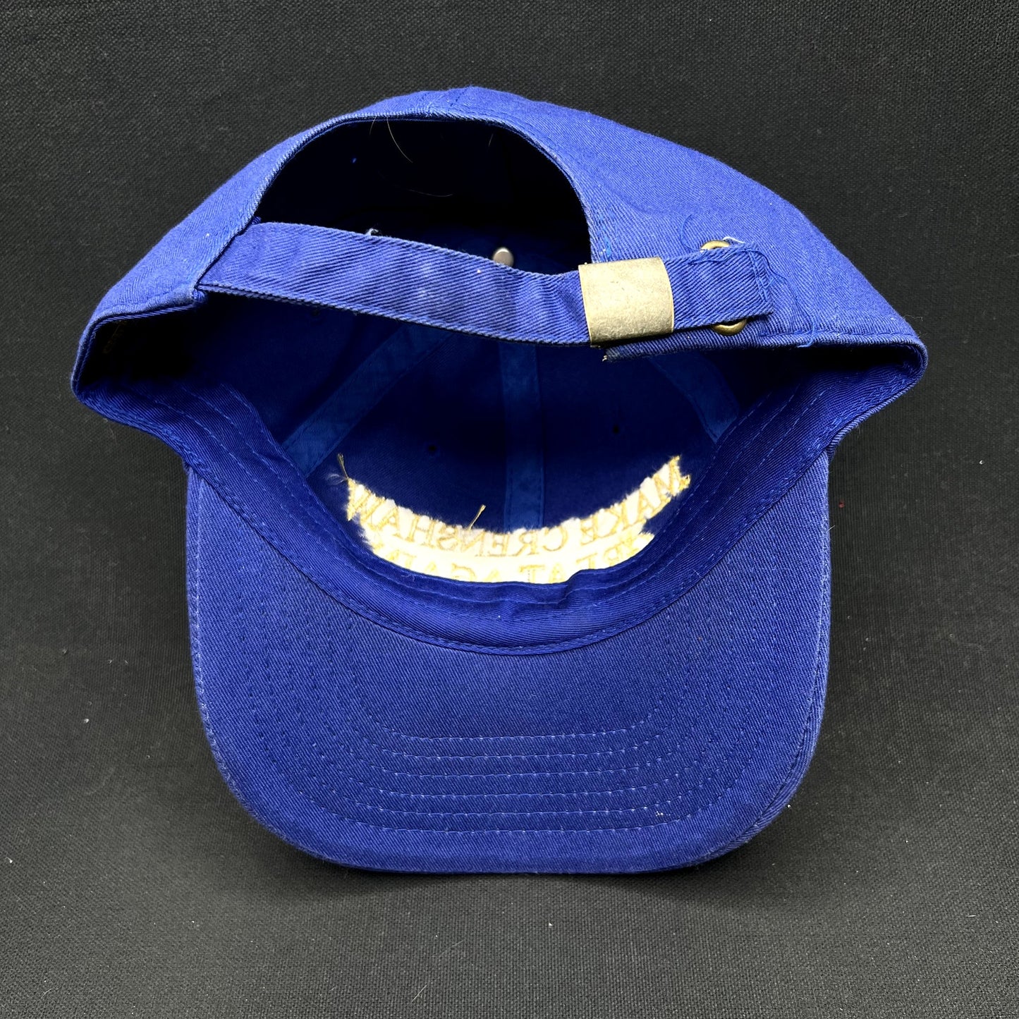 Make Crenshaw Great Again Strapback Hat Blue Gold Nissin Caps