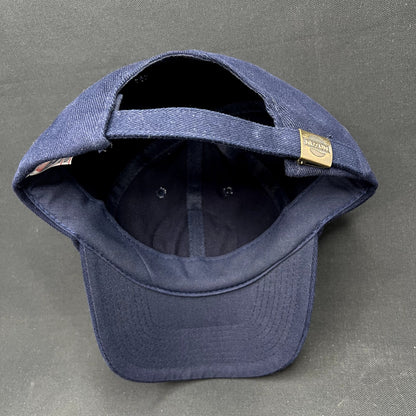 Vintage Honolulu Fire Department Strapback Hat Nissun Navy USA Patch
