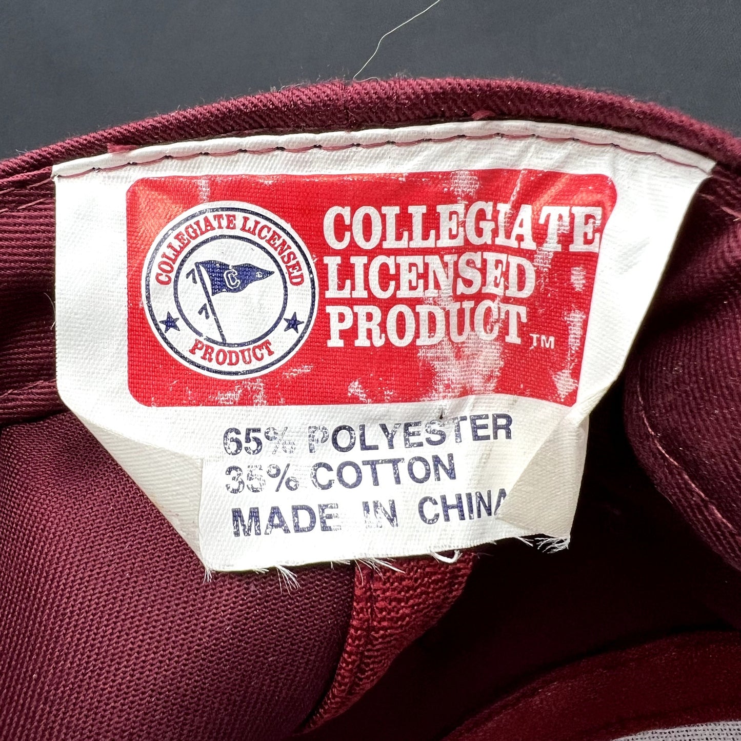 Vintage Harvard Snapback Hat Collegiate Licensed Wool Blend