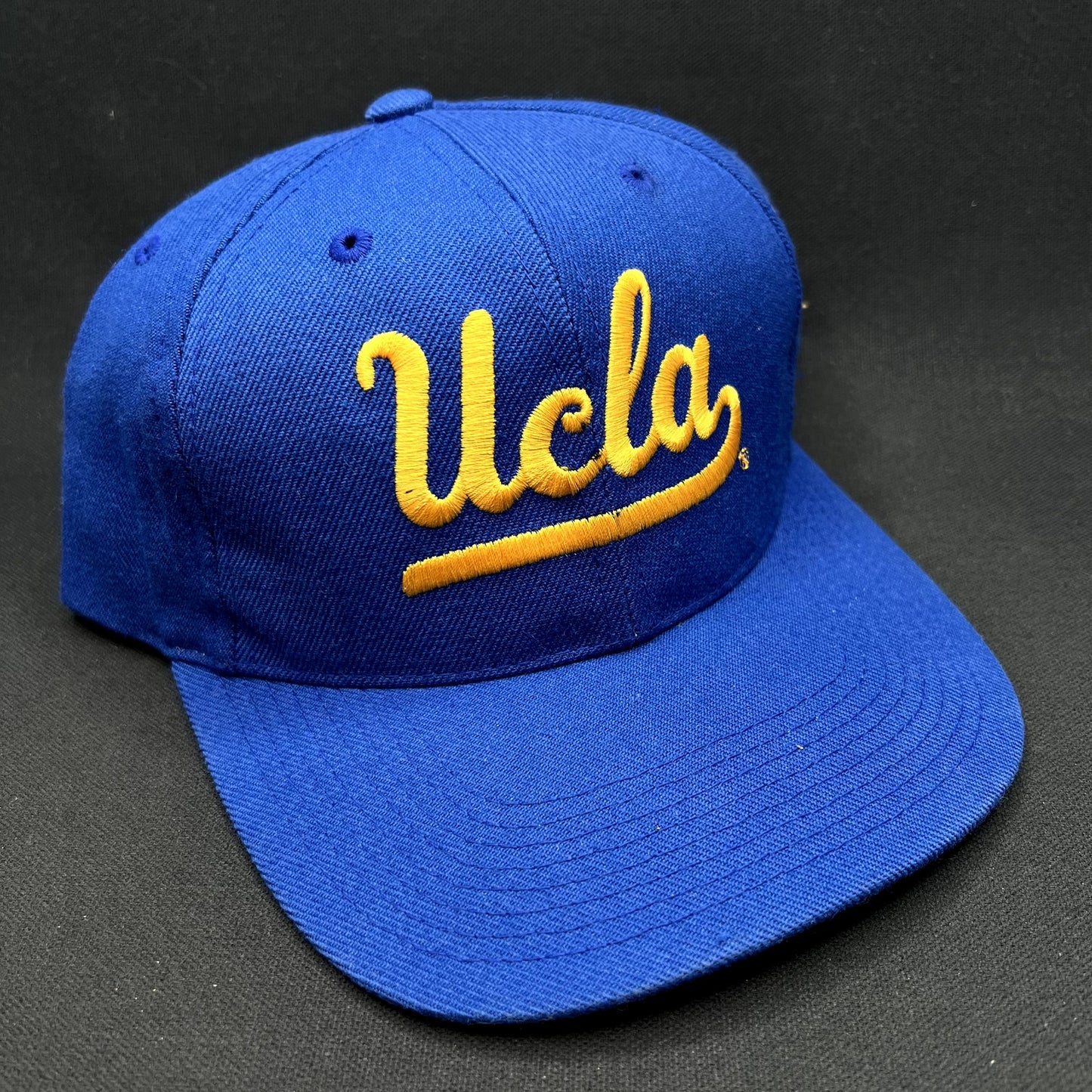 Vintage UCLA Bruins Sports Specialties Script Snapback Hat Blue Gold College