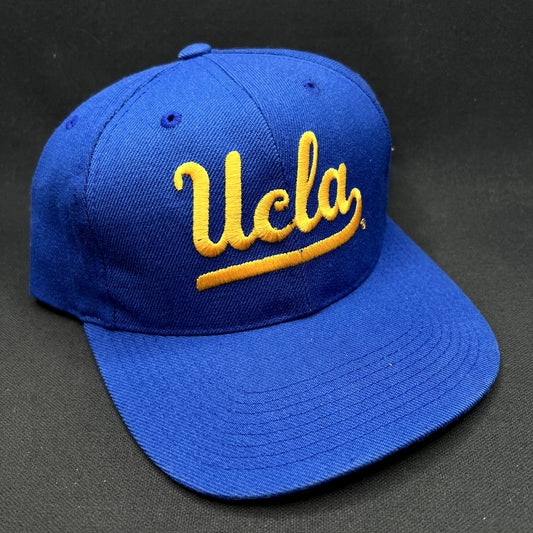 Vintage UCLA Bruins Sports Specialties Script Snapback Hat Blue Gold College