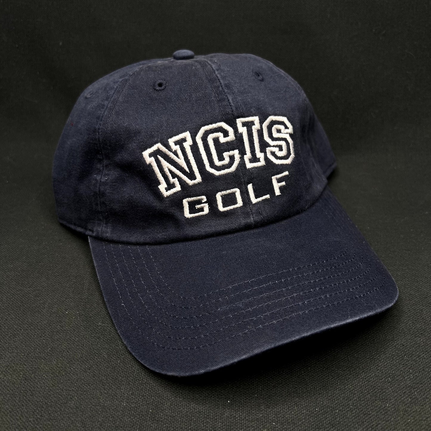 Vintage NCIS Golf Tournament Strapback Hat 13th Annual Navy