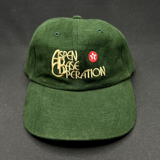 Vintage Aspen Base Operation Strapback Hat AT&T Headwear Ski Resort
