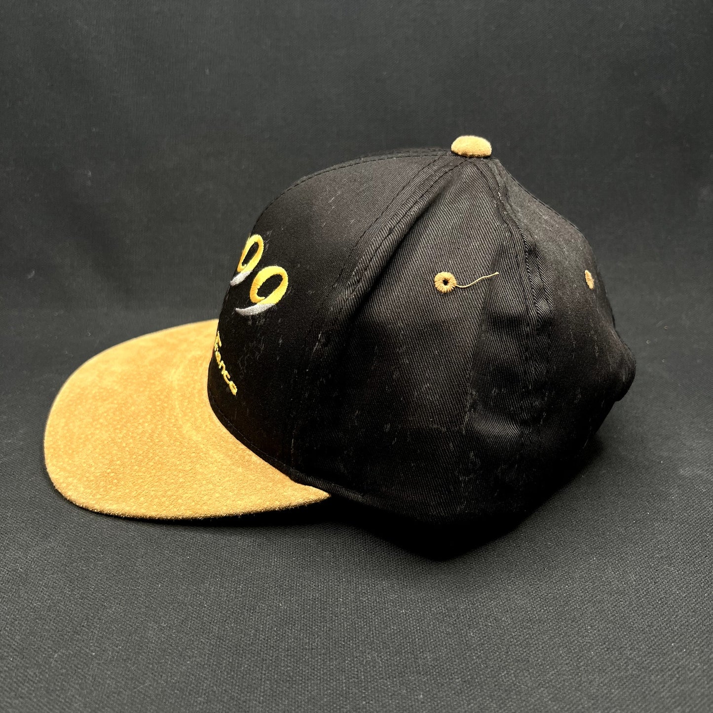 Vintage Y2K 2000 Paris France Snapback Hat Suede Brim