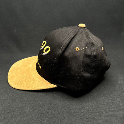 Vintage Y2K 2000 Paris France Snapback Hat Suede Brim