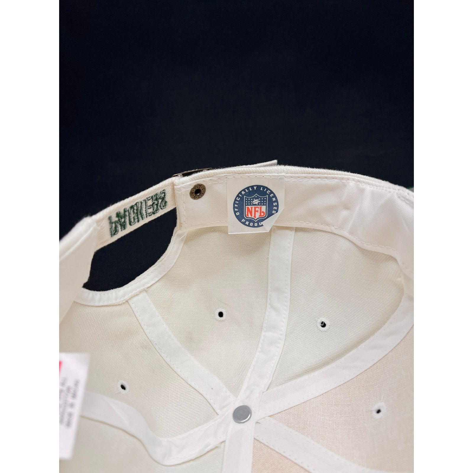 Vintage 90s Green Bay Packers Strapback Hat Twins Enterprise NFL Macau