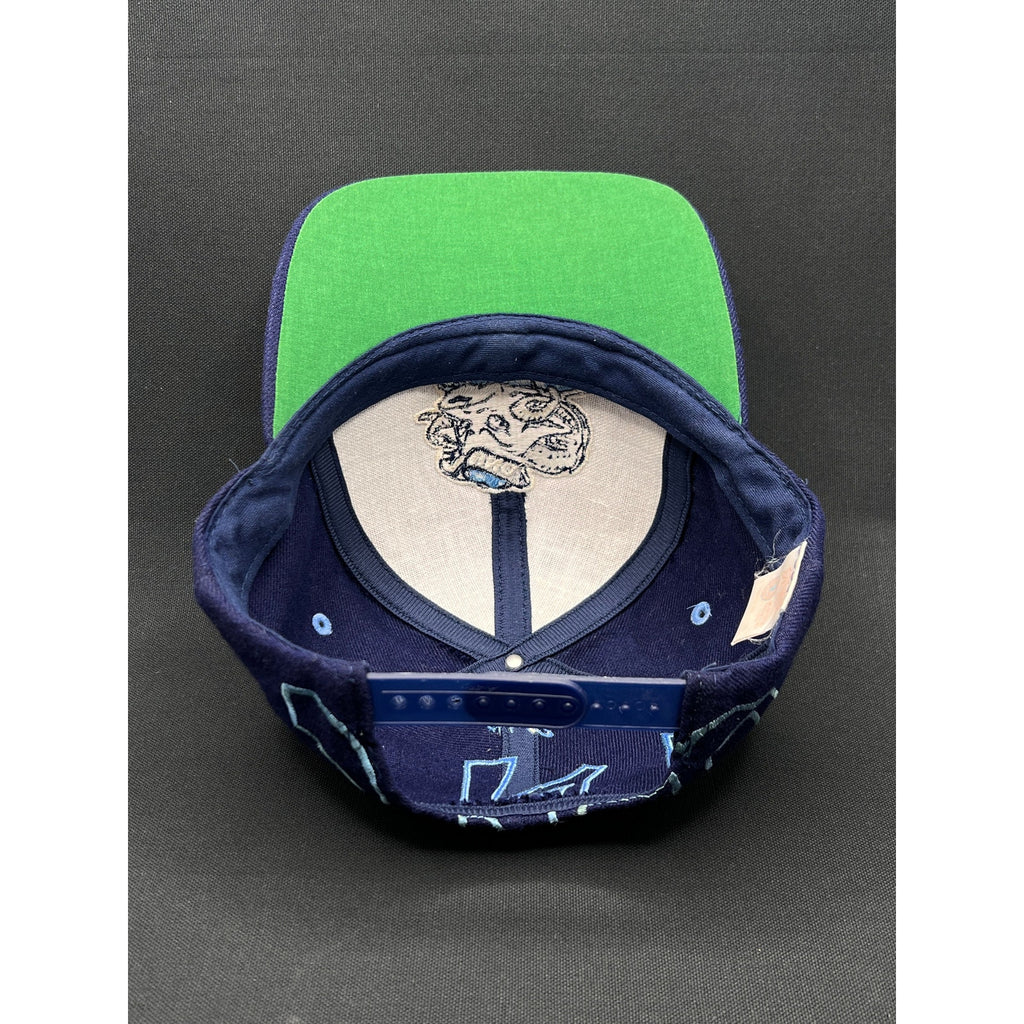 Vintage 1984 UNC Tar Heels Rameses Mascot Snapback by Signature Sportswear Rare