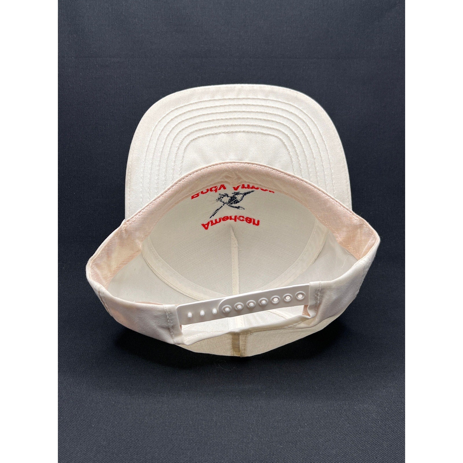 Vintage American Body Armor White Snapback Hat – Made in USA