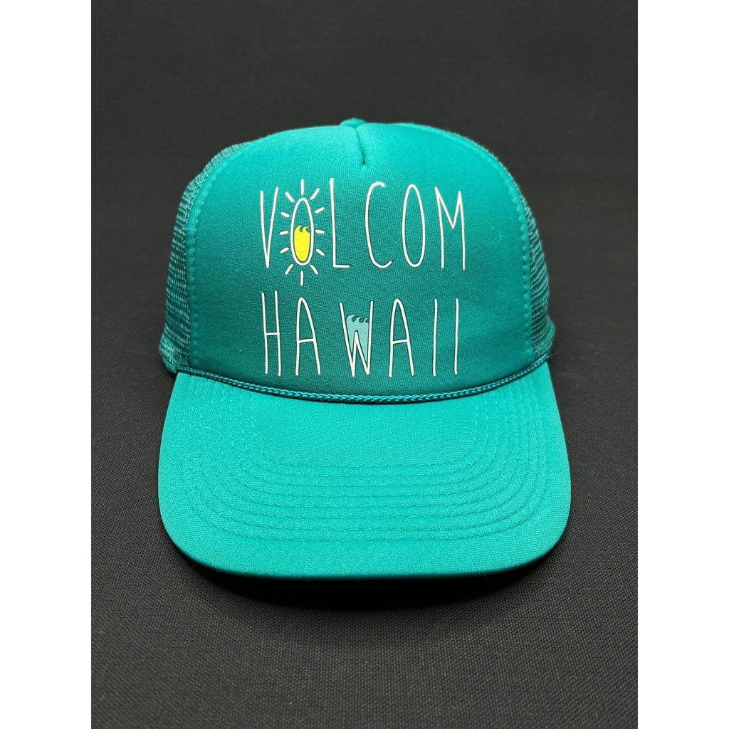 Volcom Hawaii Teal Mesh Trucker Hat – Otto Collection Snapback