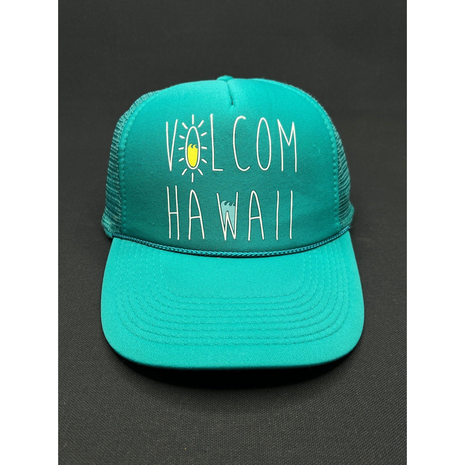 Volcom Hawaii Teal Mesh Trucker Hat – Otto Collection Snapback