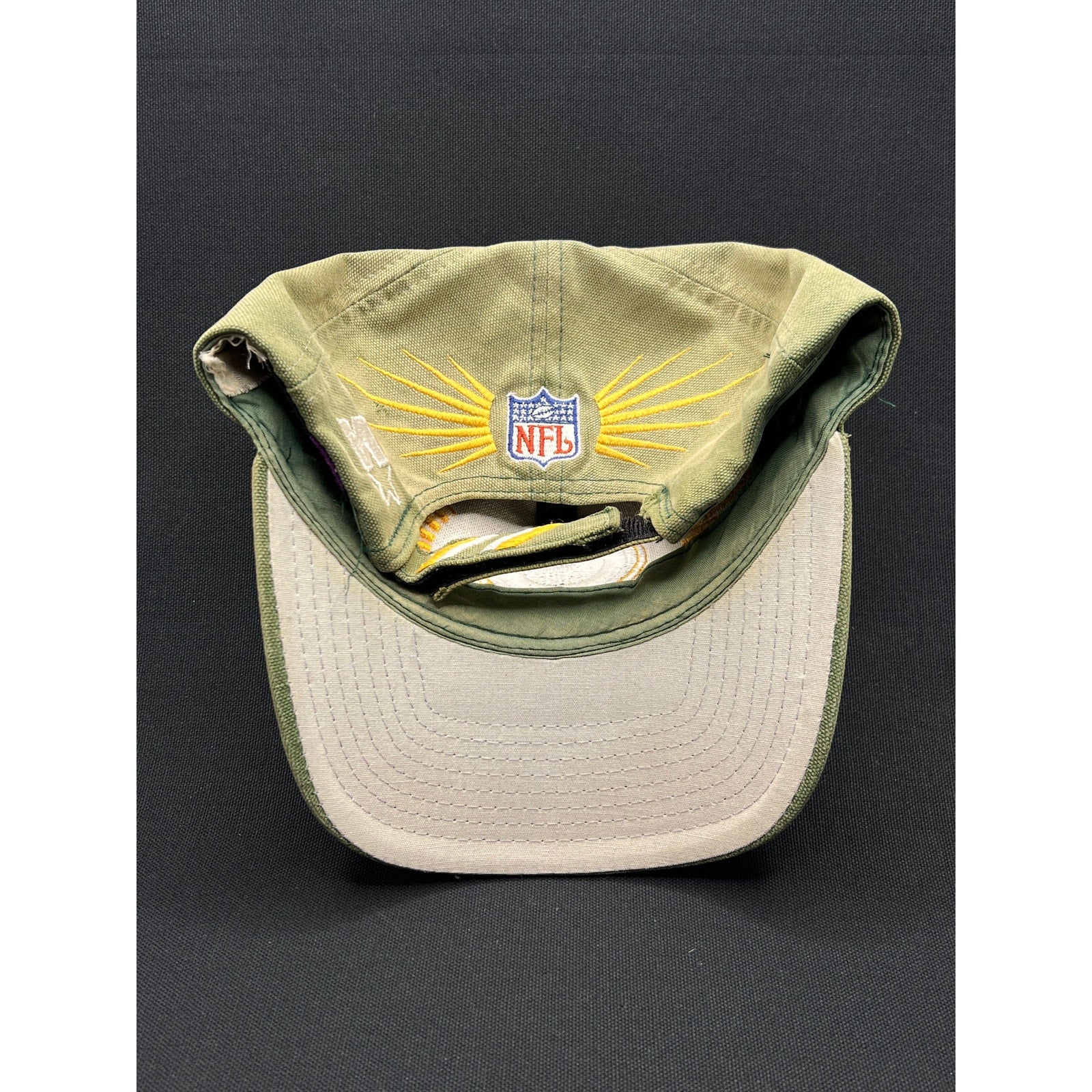 Vintage Sunfaded Green Bay Packers Sunburst Starter Strapback Hat – NFL