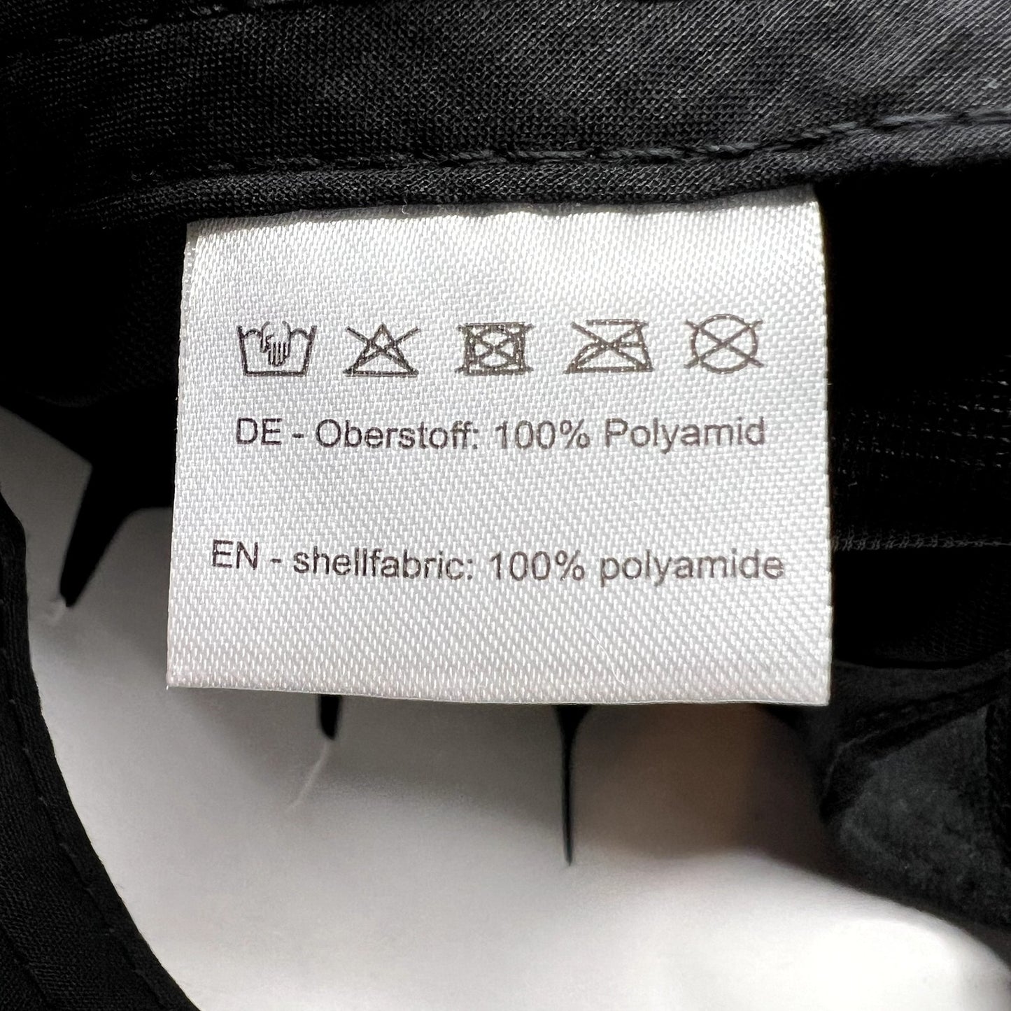 Retro HAWK Black Strapback Hat Polyamide Minimalist Streetwear Cap