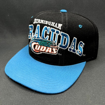 Vintage Birmingham Barracudas CFL Snapback Hat Starter The Right Hat 1995 Rare