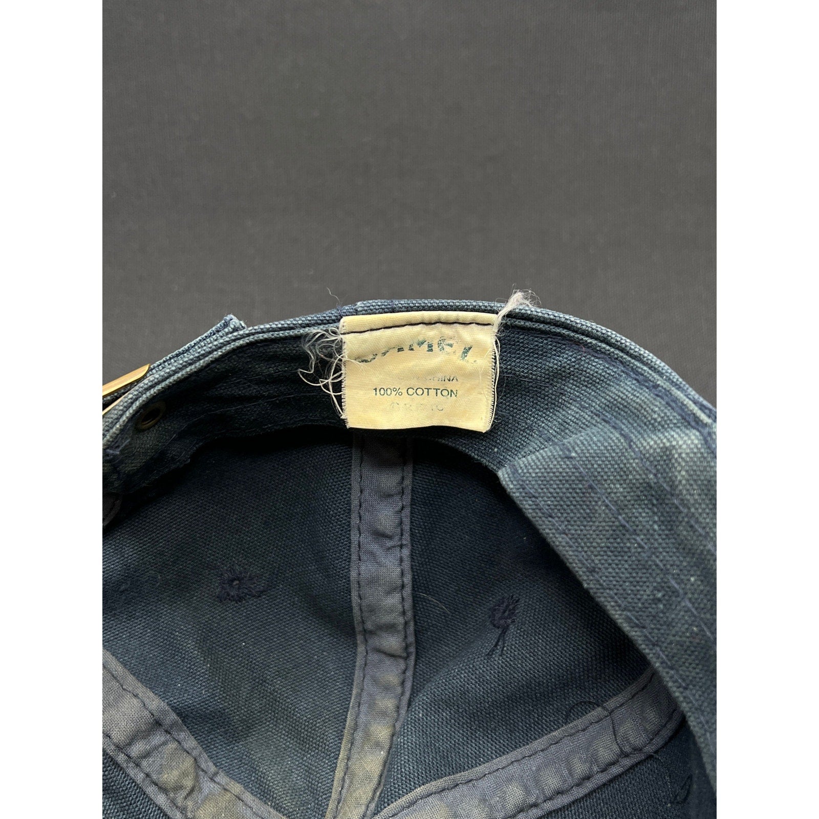 Vintage Camel Cigarettes Strapback Hat Faded Navy Cotton 1990s