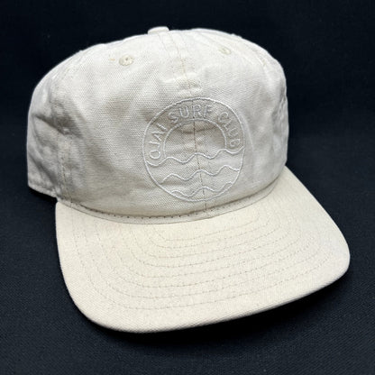 Vintage Y2K Ojai Surf Club Strapback Hat USA Made Minimal