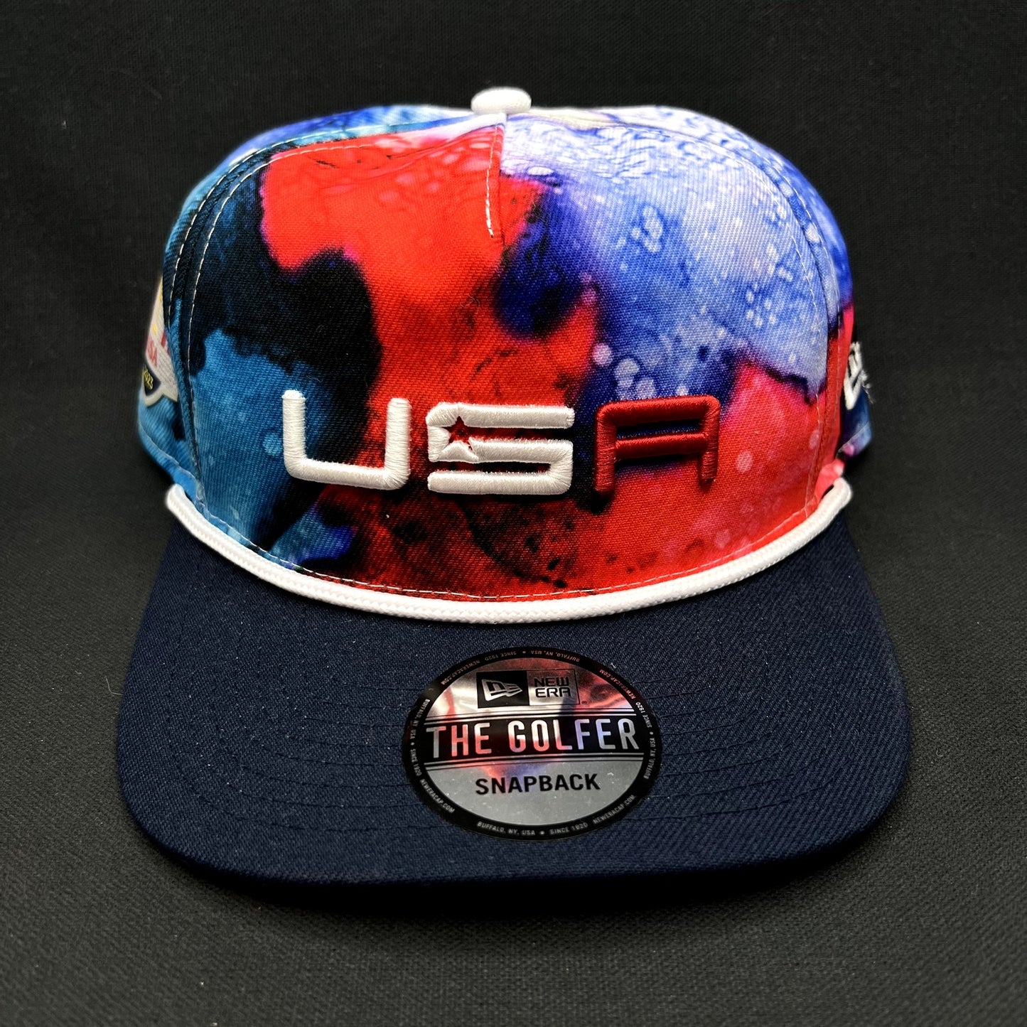 2023 Ryder Cup Team USA New Era The Golfer Snapback Hat NWT