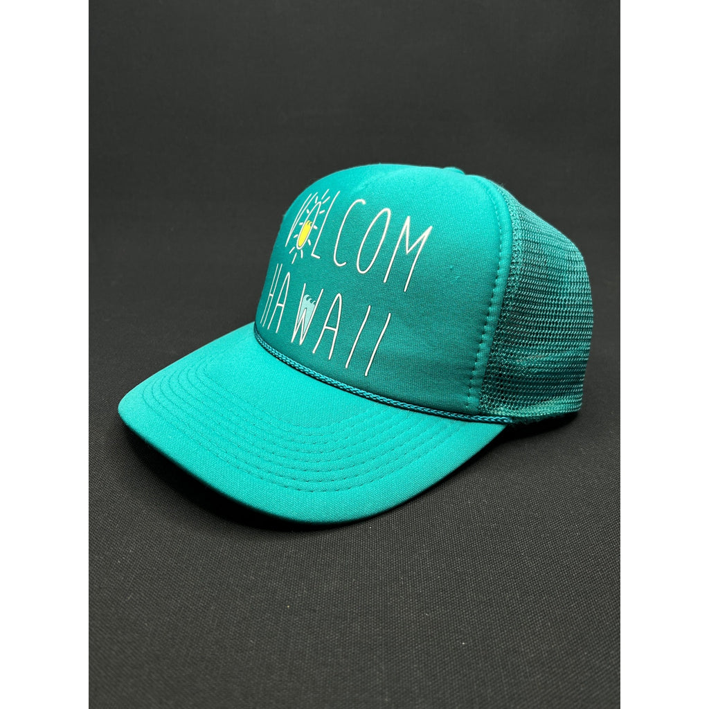 Volcom Hawaii Teal Mesh Trucker Hat – Otto Collection Snapback